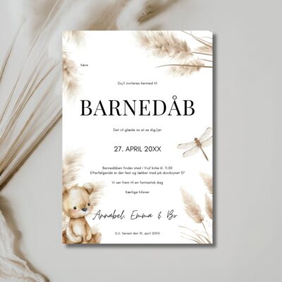 Annabel | Invitation barnedåb