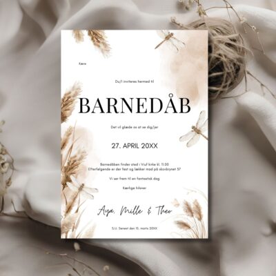 Aya | Invitation barnedåb