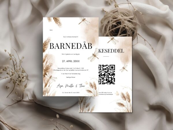 invitation barnedåb