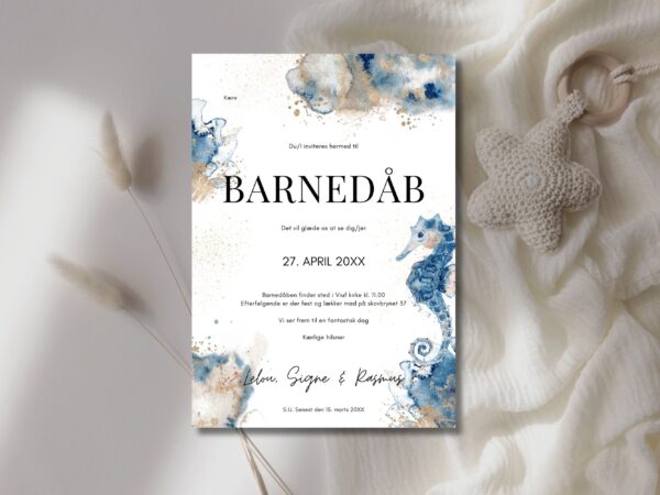 invitation barnedåb