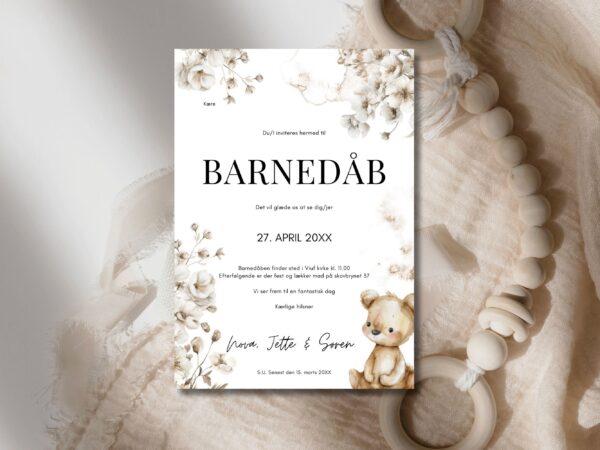 invitation barnedåb