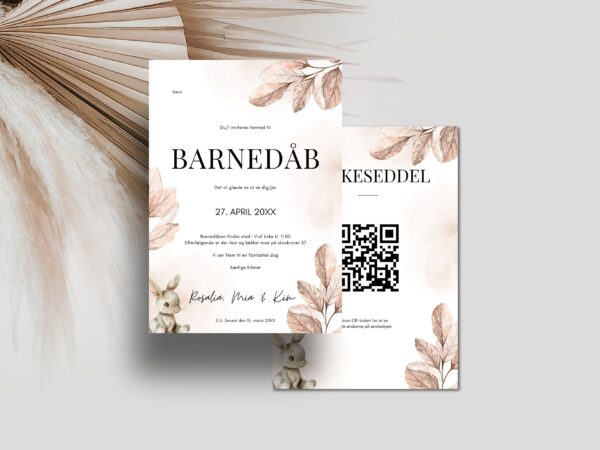 invitation barnedåb