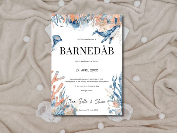 invitation barnedåb