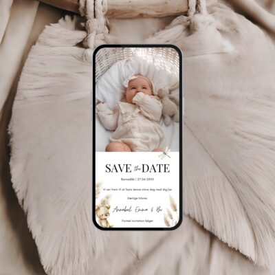 Annabel | Save the date kort digital