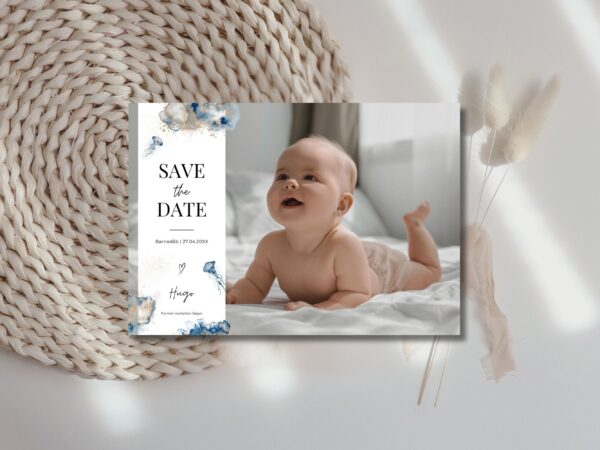 save the date barnedåb