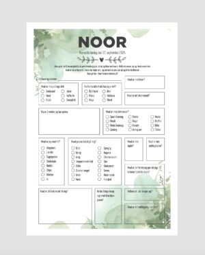 Quiz barnedåb | Noor