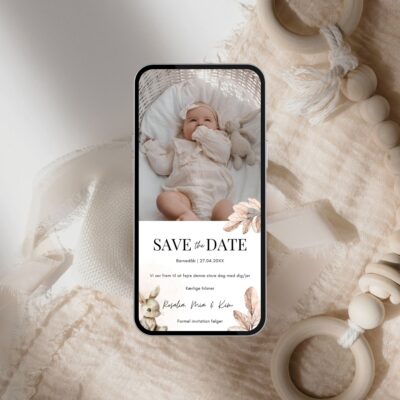 Rosalia | Save the date kort digital