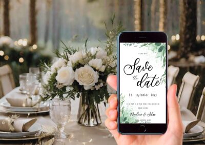 Nicoline | Save the date kort bryllup digital