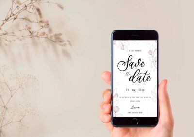 Lucca | Save the date kort konfirmation digital