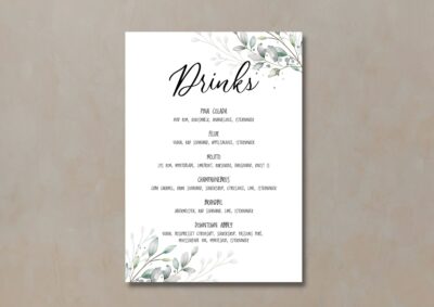 Nola | Drinksskilt bryllup