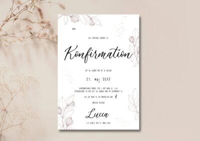 Lucca | Invitation konfirmation