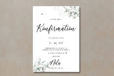 Nola | Invitation konfirmation