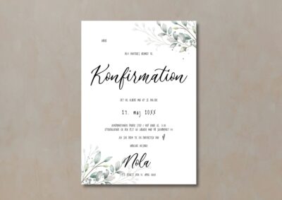 Nola | Invitation konfirmation