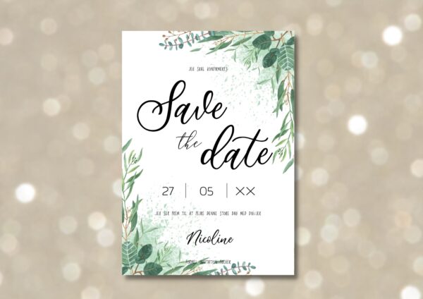 save the date konfirmation