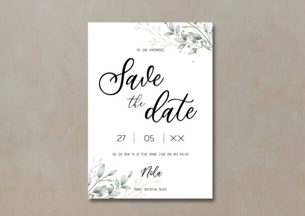 save the date konfirmation