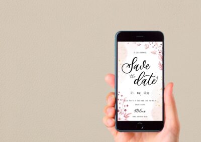 Melina | Save the date kort konfirmation digital