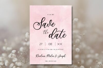 Rose | Save the date kort