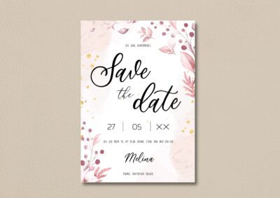 Melina | Save the date kort konfirmation