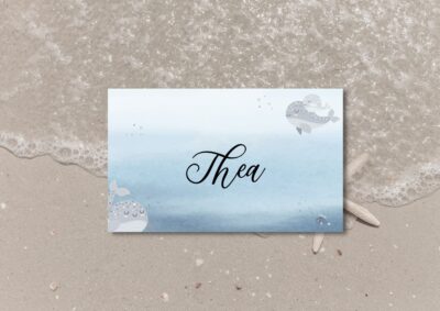 Thea | Bordkort barnedåb