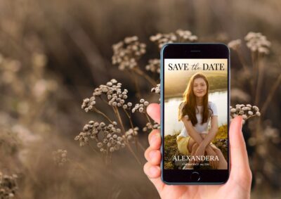 Alexandera | Save the date kort konfirmation digital
