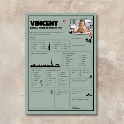 Grøn | Fremtidsquiz til barnedåb