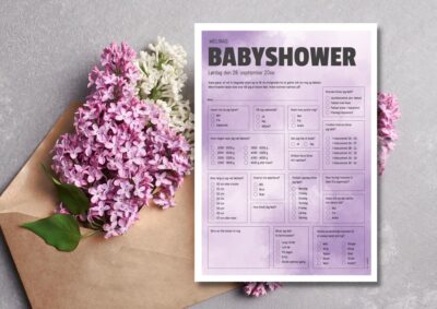 Lilla | Quiz til babyshower