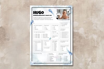Hugo | Quiz til barnedåb