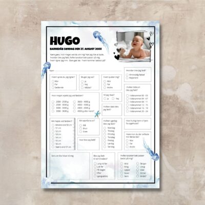 Hugo | Quiz til barnedåb