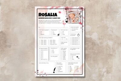 Rosalia | Quiz til barnedåb