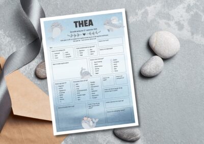 Thea | Fremtidsquiz til barnedåb