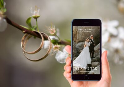 Sidsel | Takkekort bryllup digital
