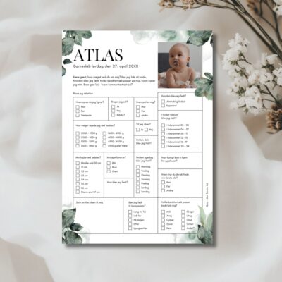 Atlas | Quiz til barnedåb