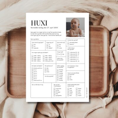 Hvid | Quiz til barnedåb