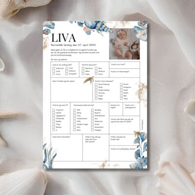 Liva | Fremtidsquiz til barnedåb