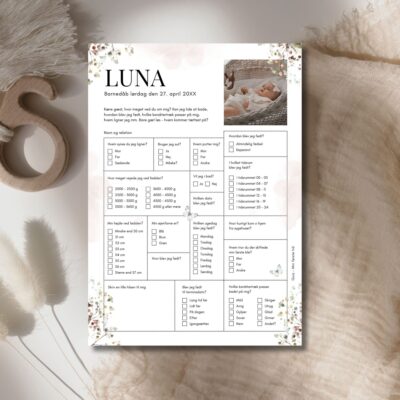 Luna | Quiz til barnedåb