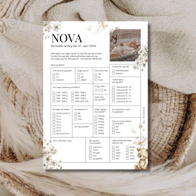 Nova | Quiz til barnedåb