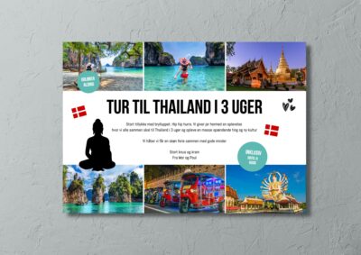 Thailand | Hjemmelavet gavekort