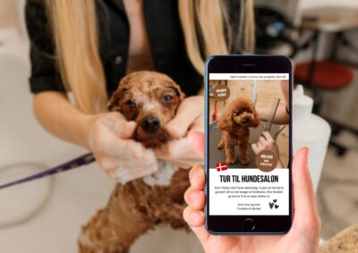 Hundesalon | Hjemmelavet gavekort digital