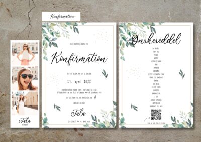 Tala | Invitation konfirmation delux