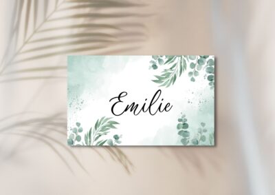 Emilie | Bordkort bryllup