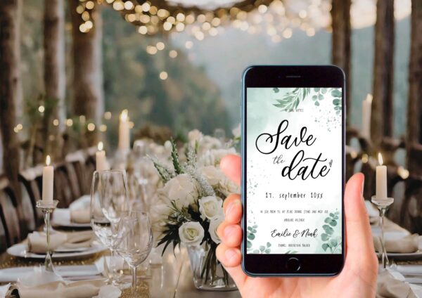 digitalt save the date bryllup