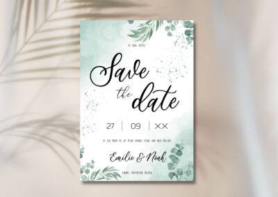Emilie | Save the date kort bryllup