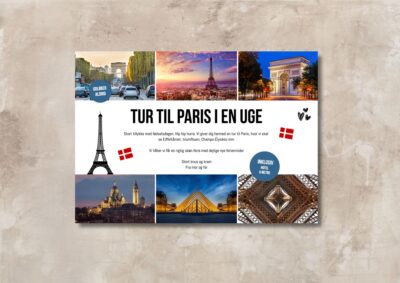 Paris | Hjemmelavet gavekort