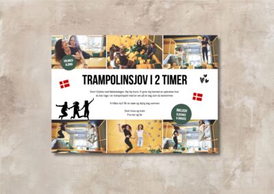 Trampolin | Hjemmelavet gavekort
