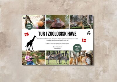 Zoologisk have | Hjemmelavet gavekort