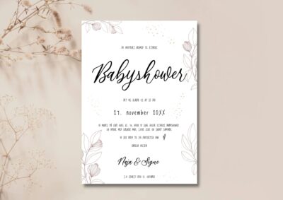 Lucca | Invitation babyshower