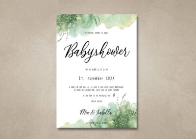 Noor | Invitation babyshower
