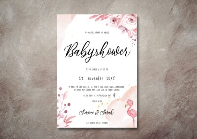 Rosalia | Invitation babyshower