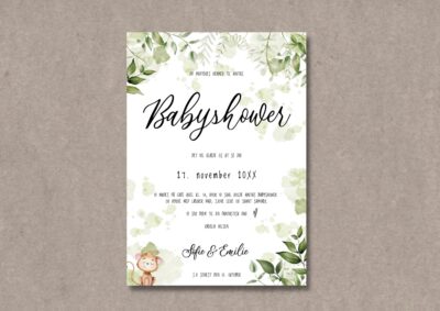 Villads | Invitation babyshower