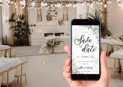 Alva | Save the date kort bryllup digital